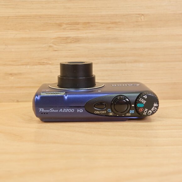 Canon PowerShot A2200 14.1MP Digital Camera / 4x Optical Zoom / Blue / Tested - Picture 6 of 8